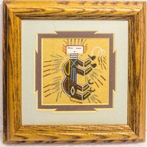 Authentic Navajo Sandpainting by Daniel Smith Jr